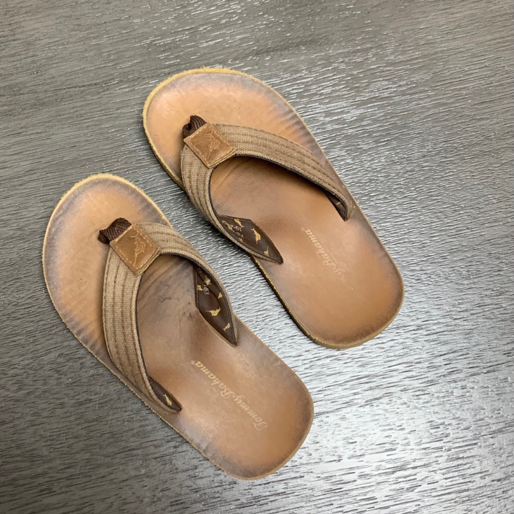 Boys Flip Flops - Tan/Brown - Tommy Bahama